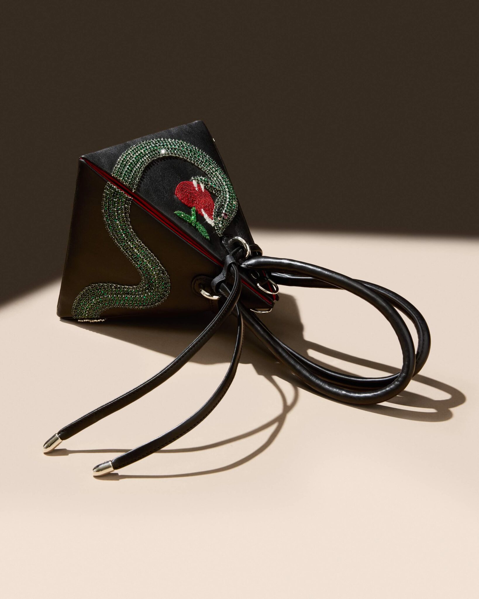 The Serpent Pyramid Bag – Fierce & Elegant Design by Songs of Siren