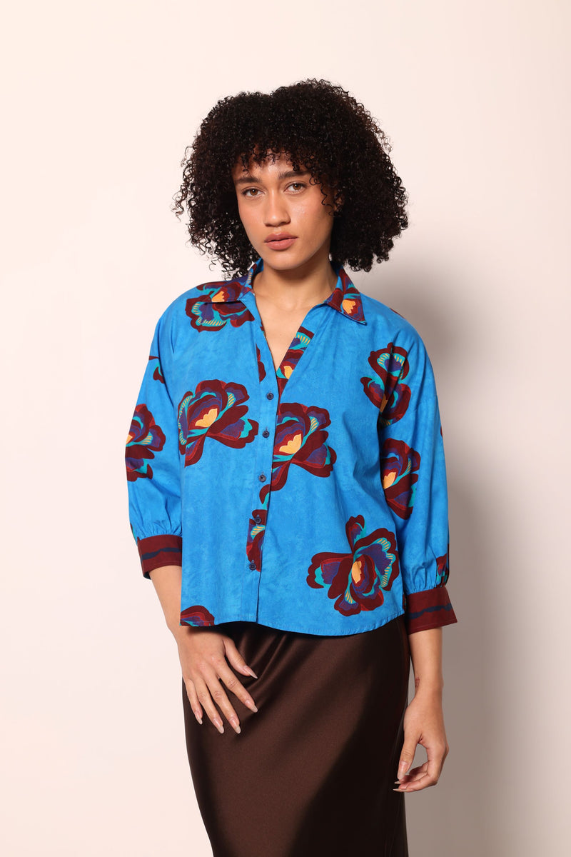 FLORAL DREAMS ELSA TOP by Maude Vivante
