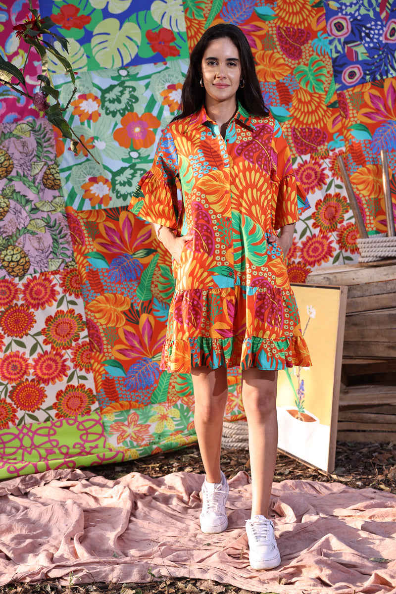 RED FOREST ZARA Dress by Maude Vivante