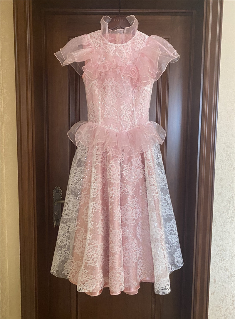 Showa Antique Pink Bridal Gown - Nanjun Vintage by Land Decora