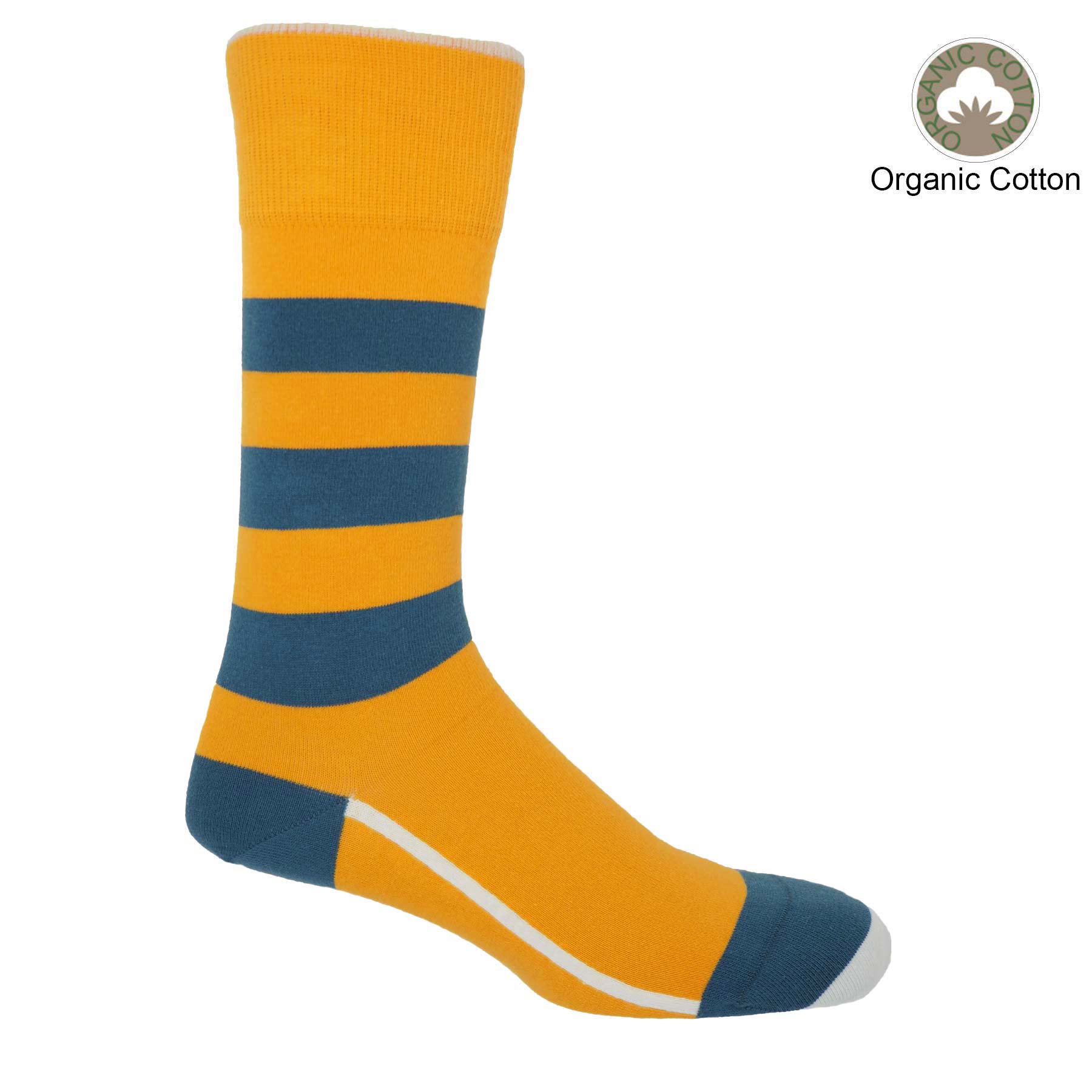Equilibrium Organic Men's Socks - Yellow by Peper Harow