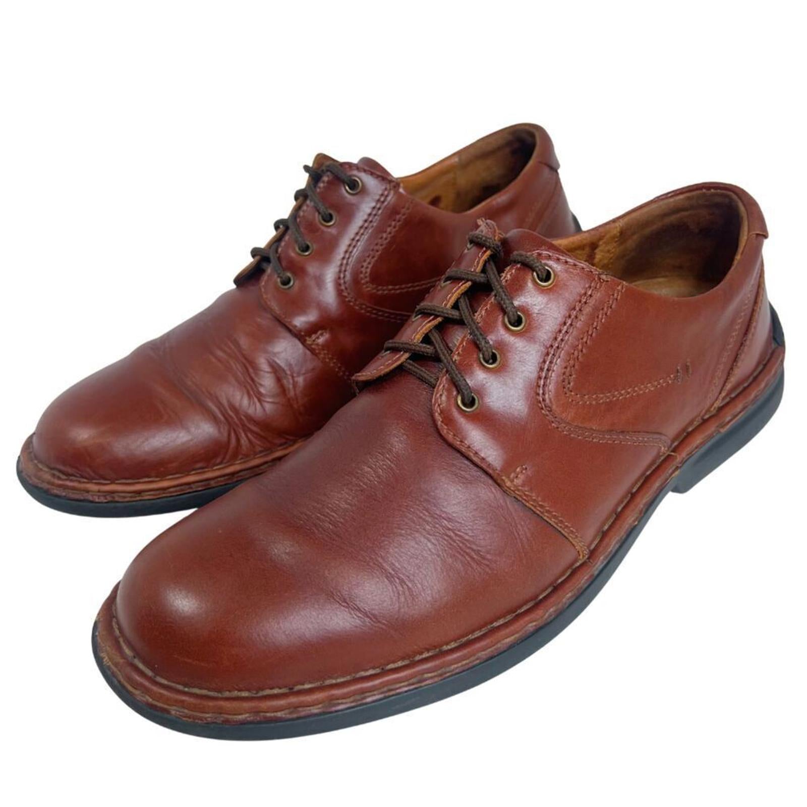 Josef Seibel Walt Casual Oxford Cognac Brown Leather Oxford Men's Size by Hot Girl Secondhand