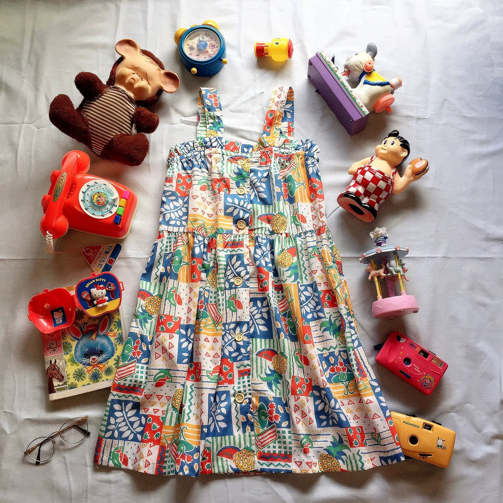 Kawaii Soft Girl Dress – Fruit Fantasy Ruffles – dodoroom by Land Decora