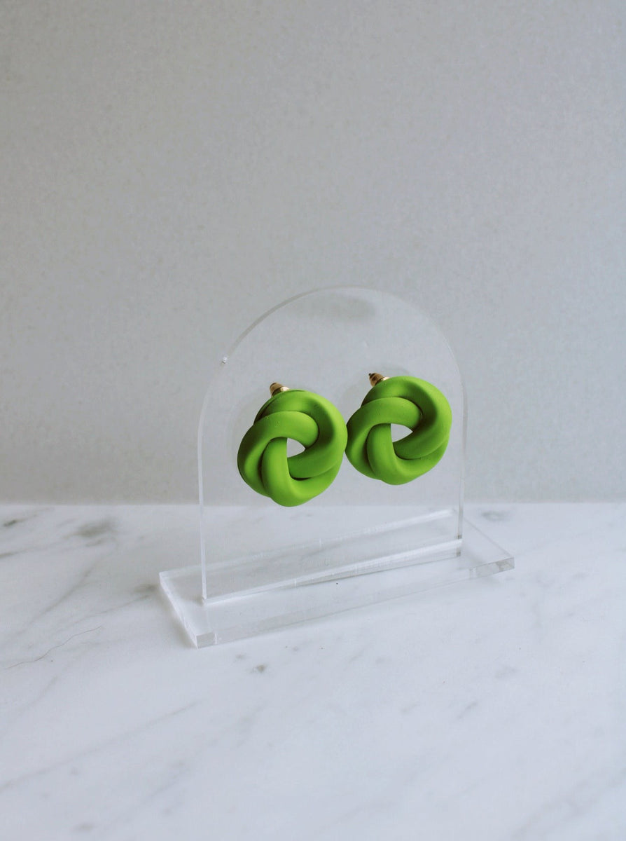 LUCKY KNOT EARRINGS by RAËLIV