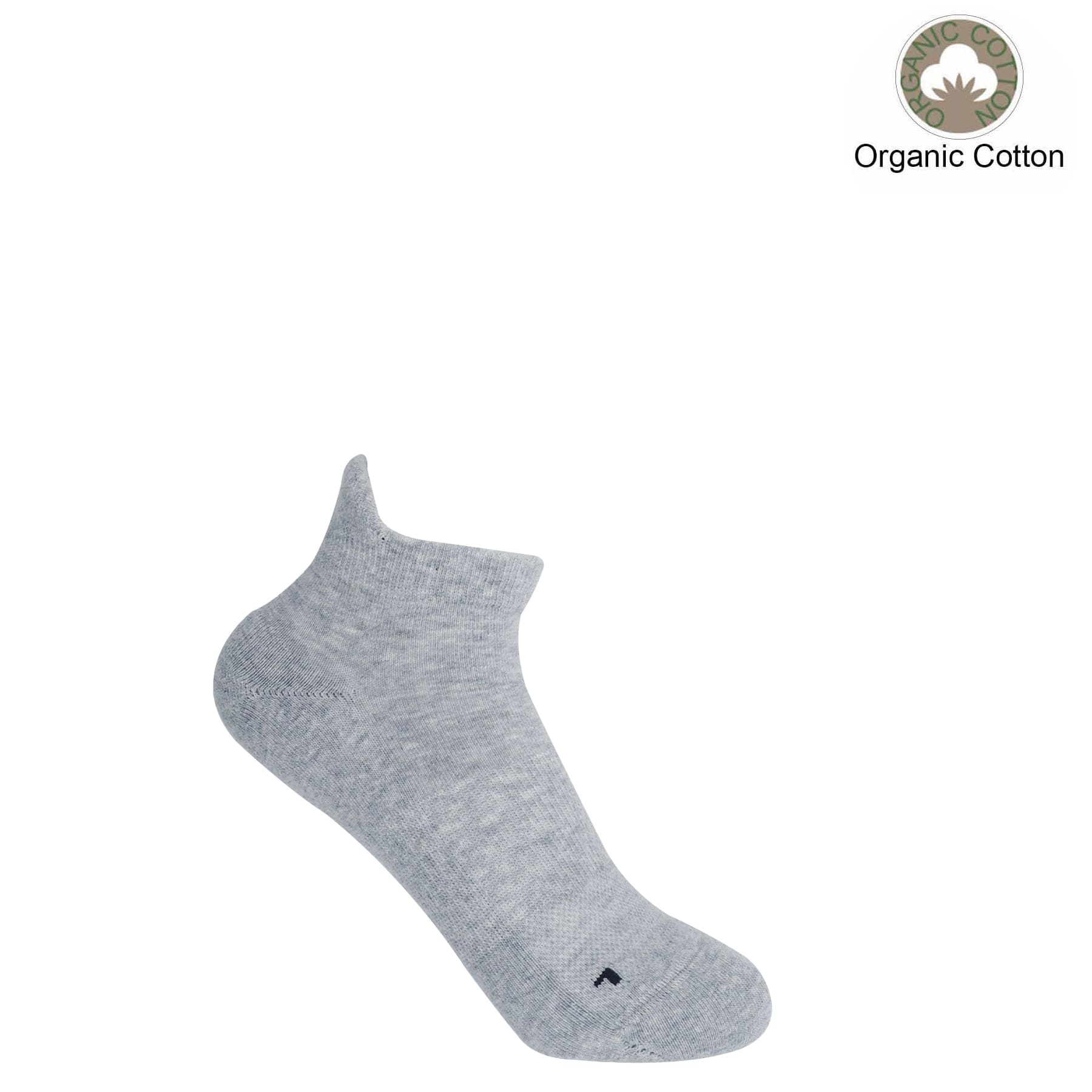 Organic Women's Trainer Sport Socks - Grey by Peper Harow