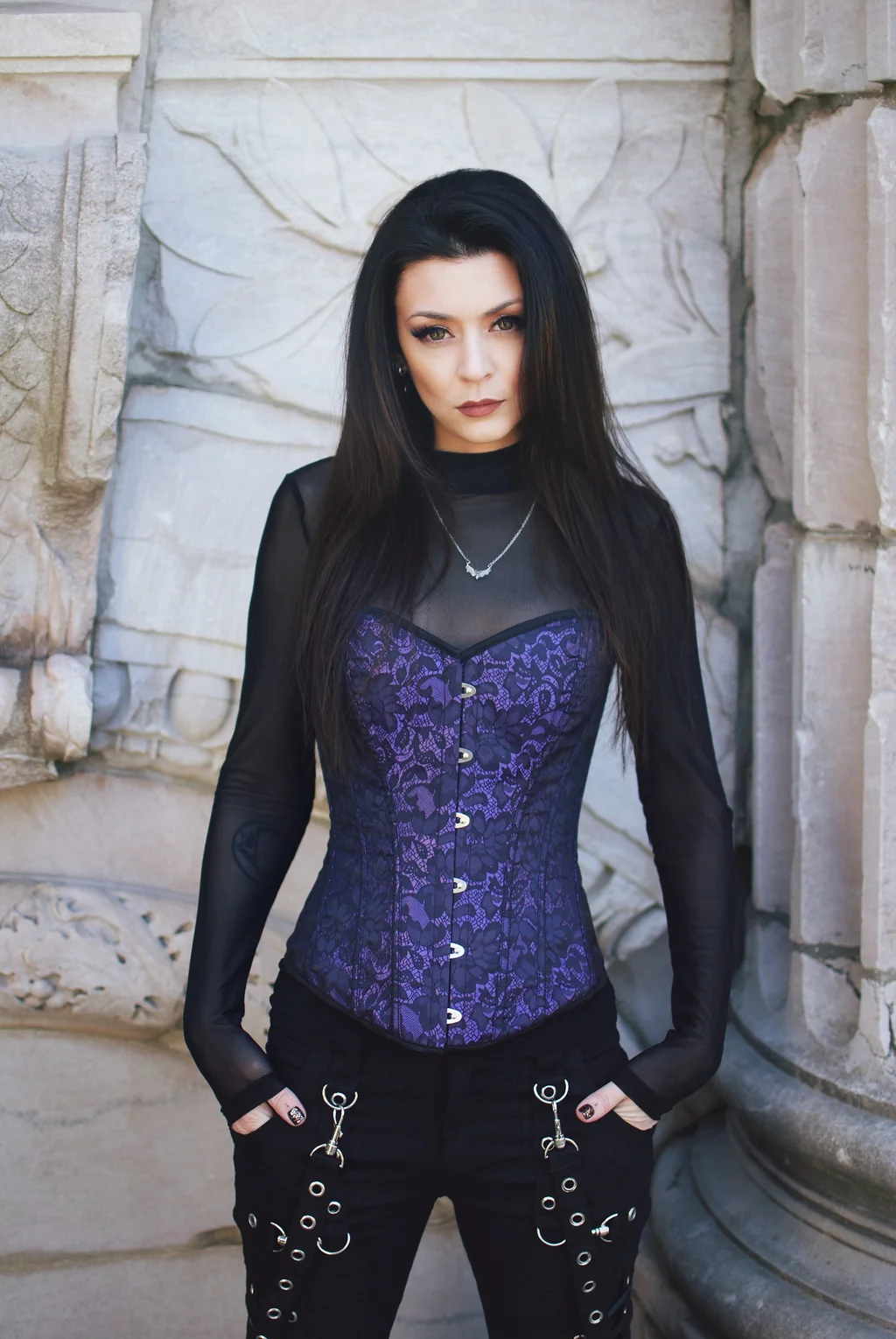 Amethyst Corset by KATAKOMB