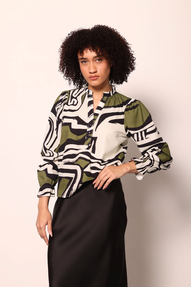 ZEBRA ASHLEY TOP by Maude Vivante