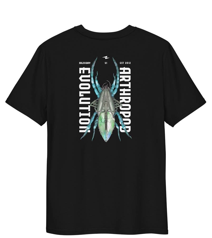 ARTHROPOD EVOLUTION T-SHIRT by Solid Gray