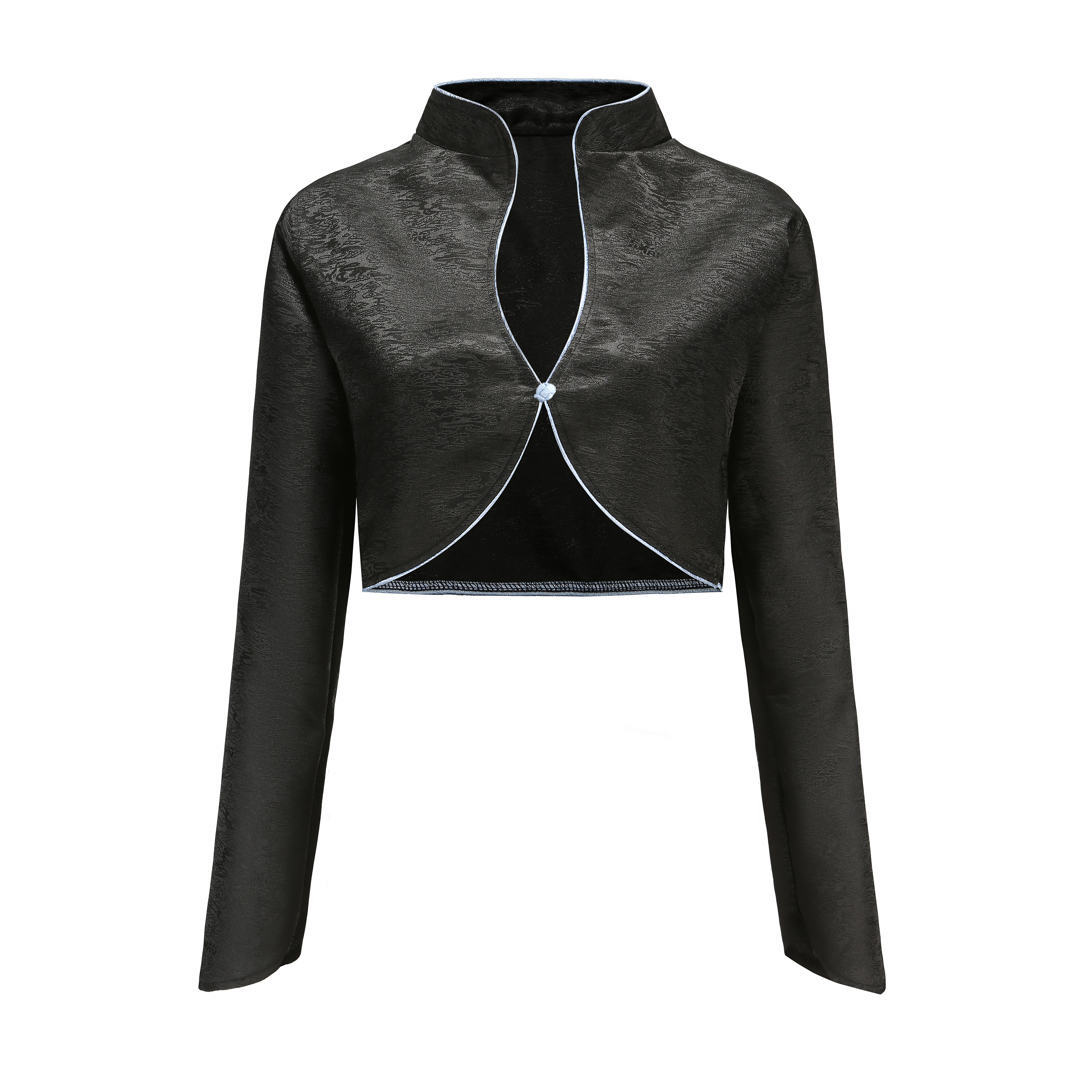 Wei Open Front Cropped Jacket by DAWANG