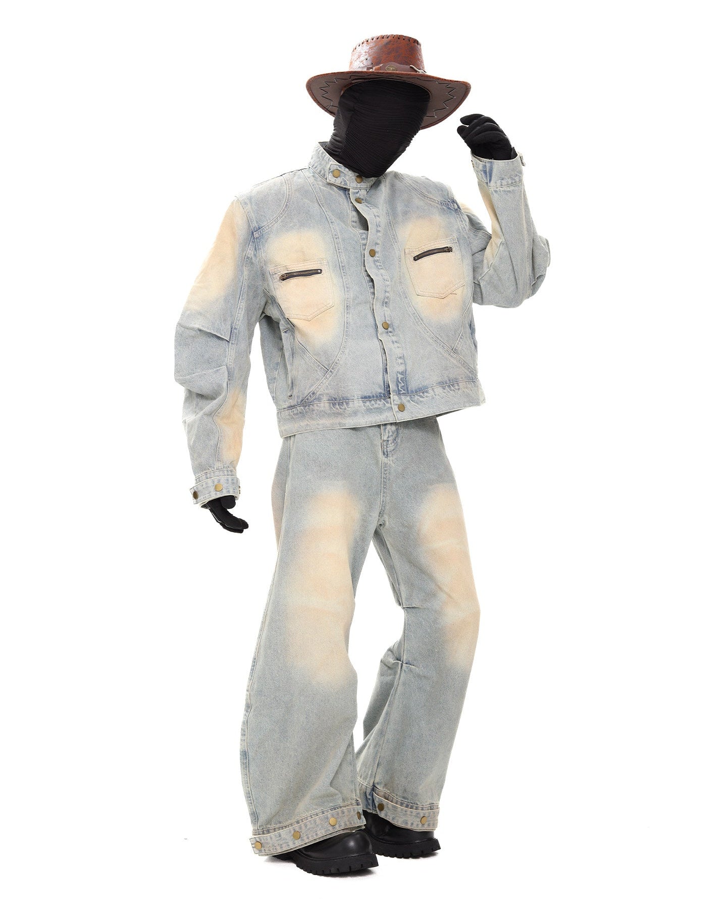 Decon Vintage Wide Jeans by OFFCULTURE