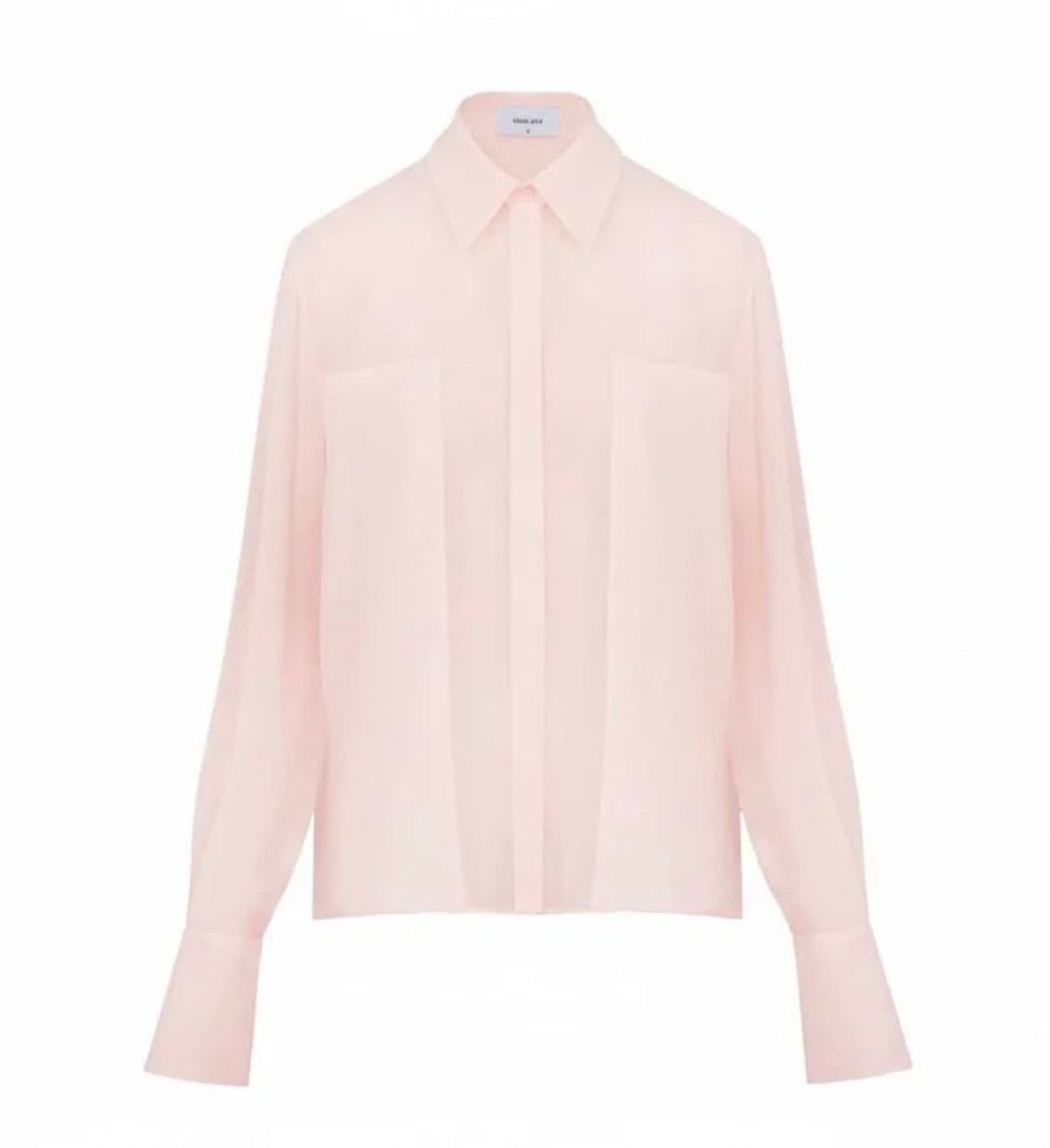 SANS FAFF Flore Silk Shirt in Blush Pink by Sierra Deene