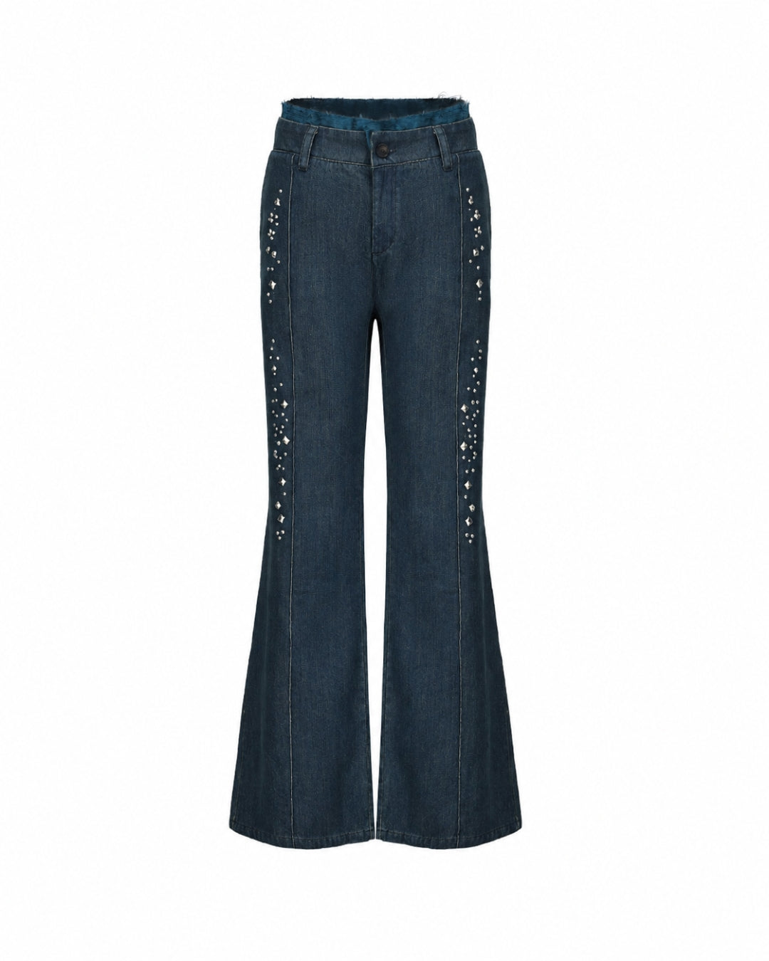 Laba Patch Denim Flared Jeans x Void Collective by DAWANG