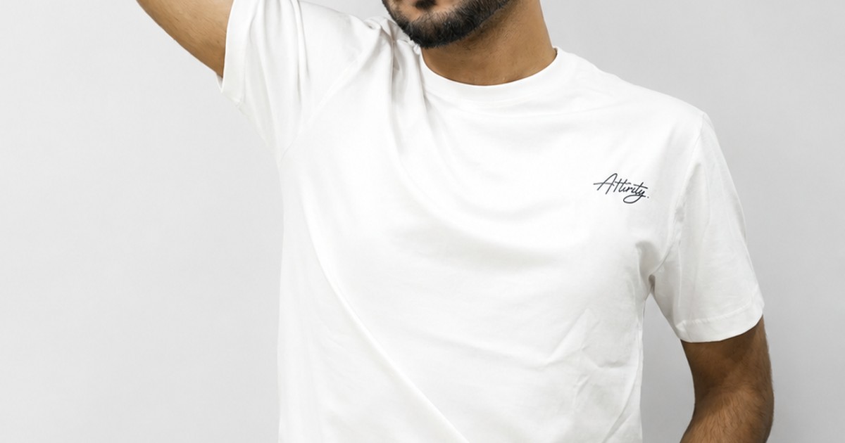 White Essential Tee by Attirity