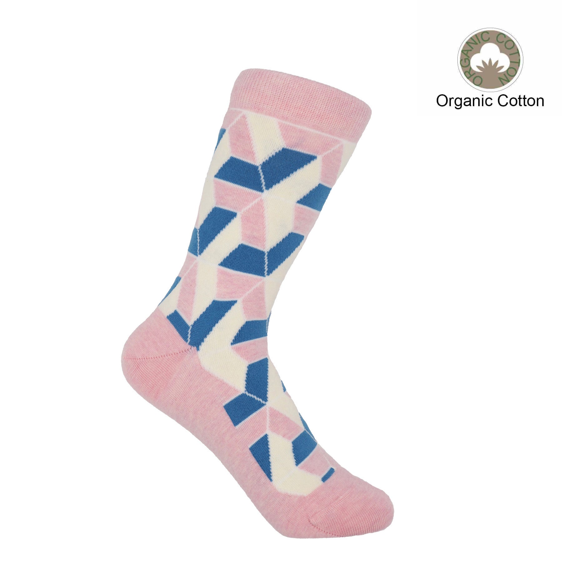 Vertex Women's Socks - Pink by Peper Harow
