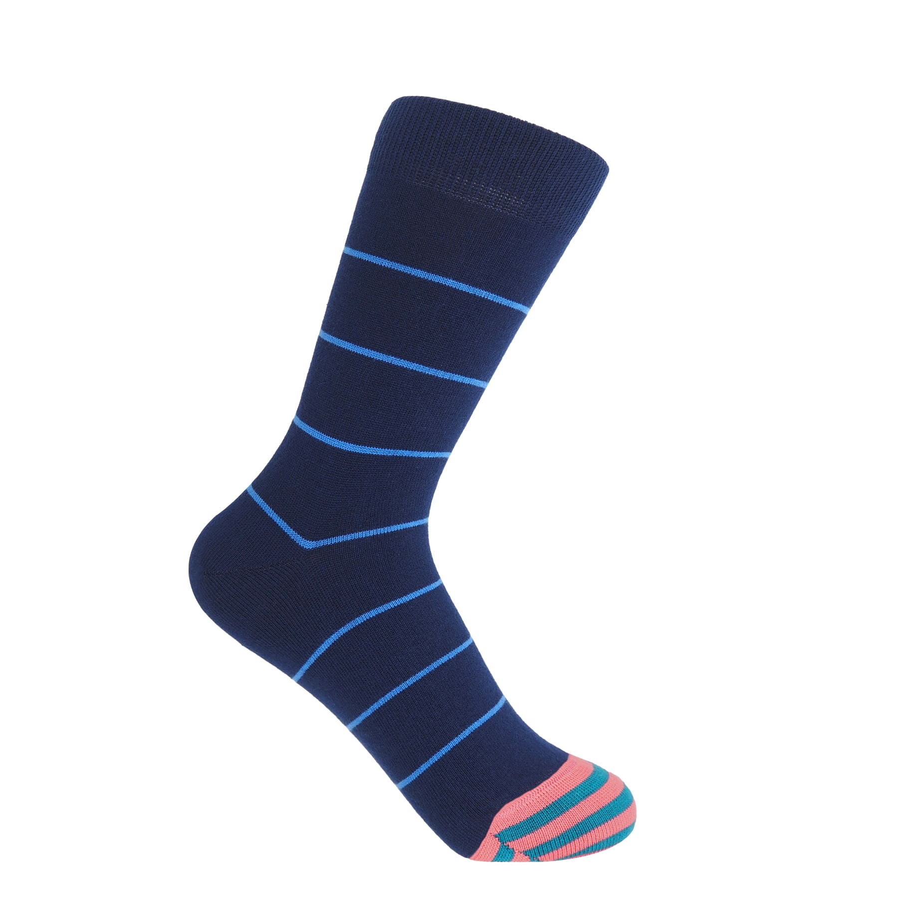 Thin Stripe Women's Socks - Navy by Peper Harow