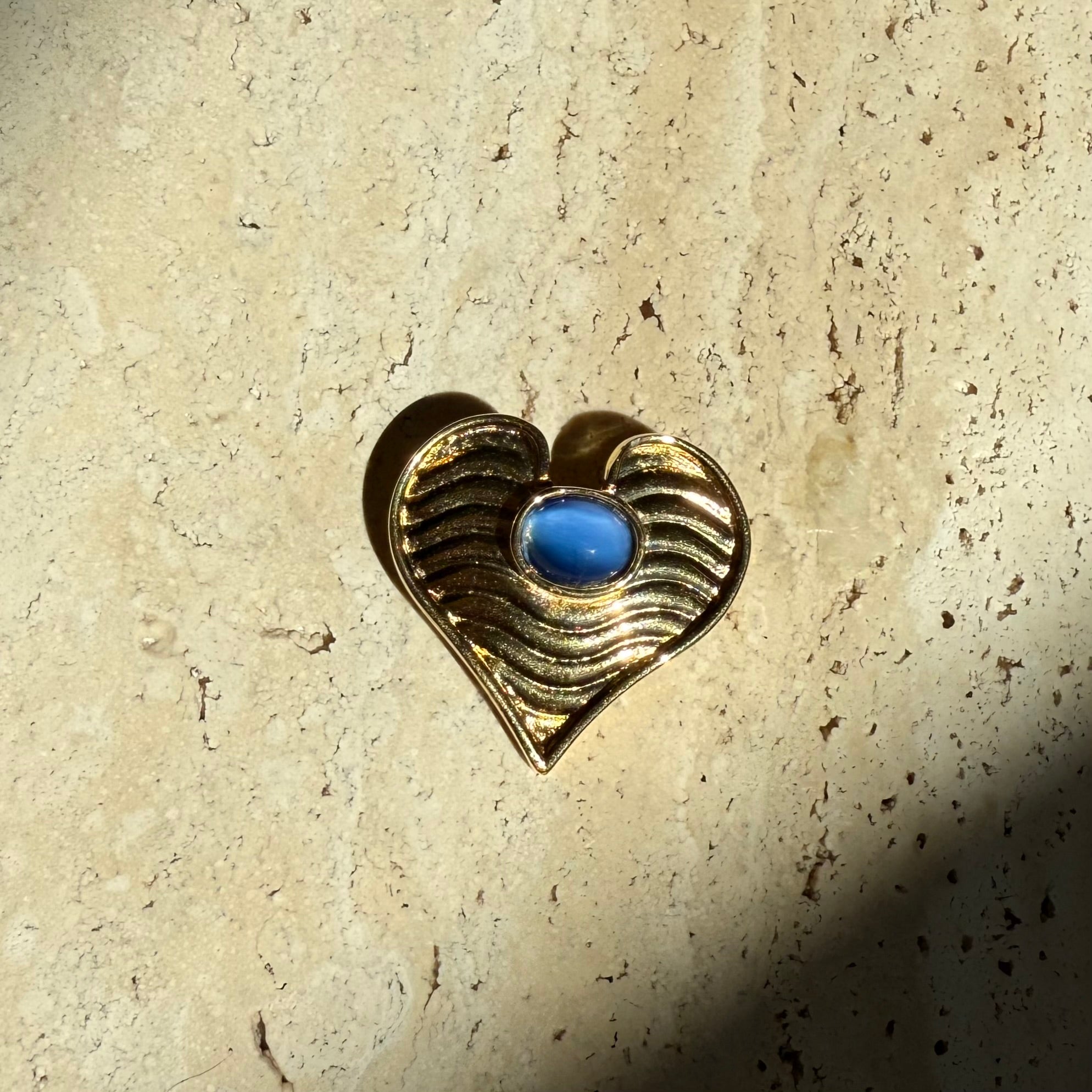 Lanvin Vintage Heart Brooch by The Vintage New Yorker
