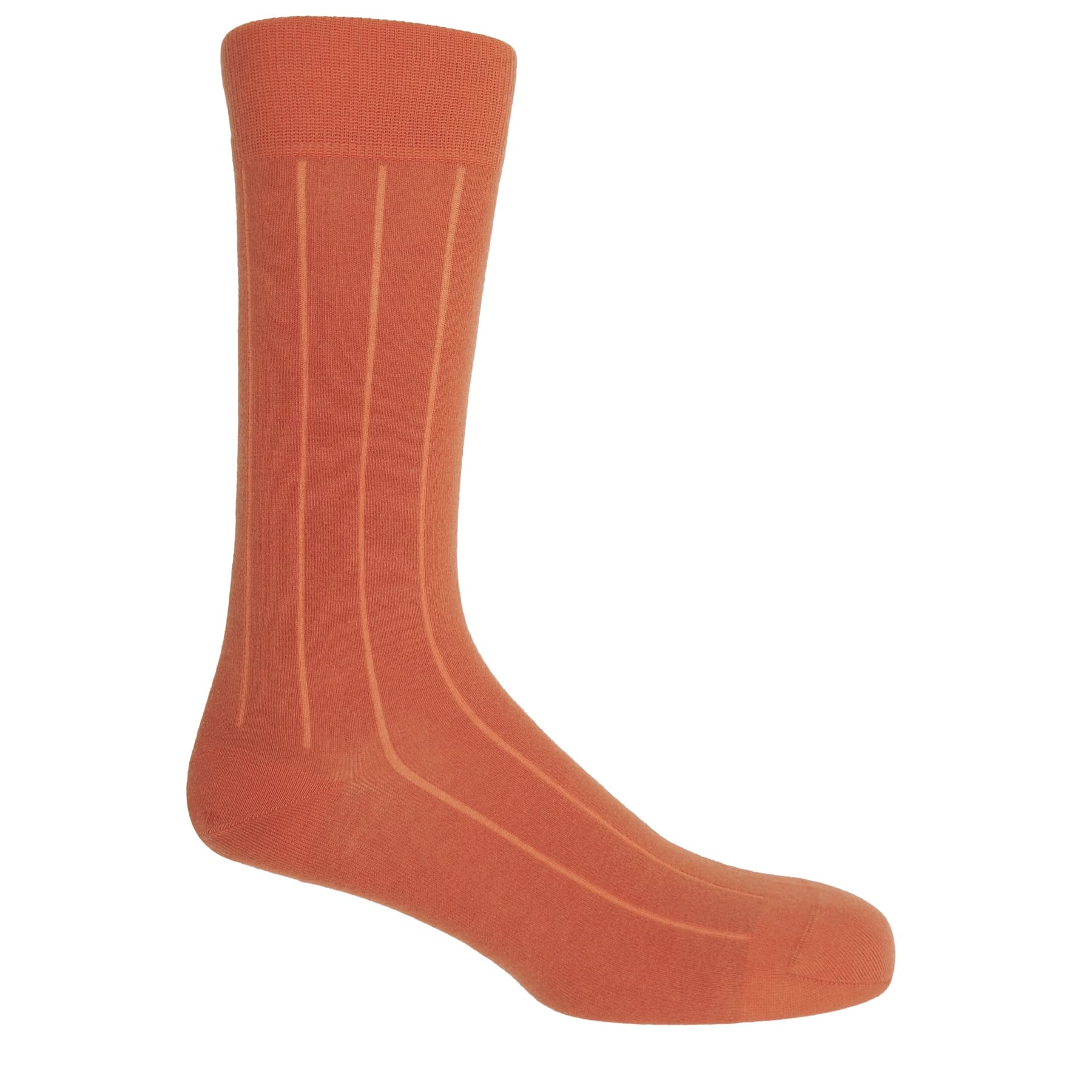 Indulgent Cashmere Men's Socks - Orange by Peper Harow