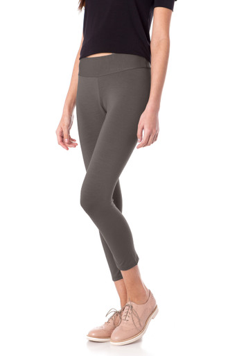 Cropped Modal Leggings by A to Z Tees