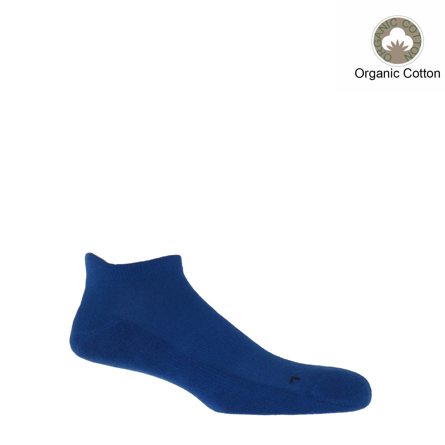 Organic Men's Trainer Sport Socks - Blue by Peper Harow