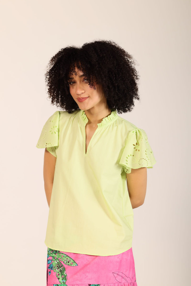 LIME DANI TOP by Maude Vivante