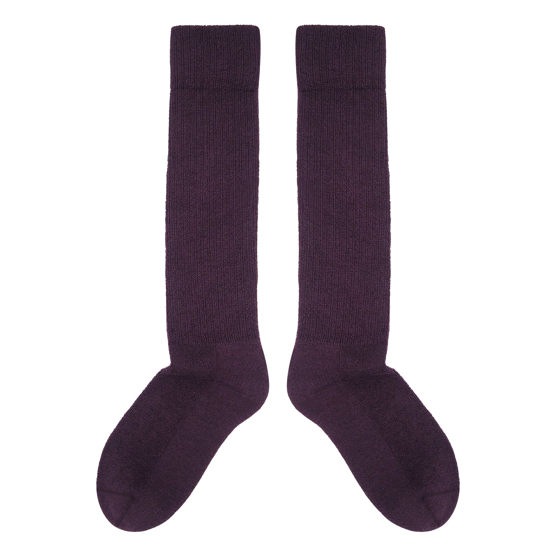 Men's Wool Boot Socks - Purple by Peper Harow