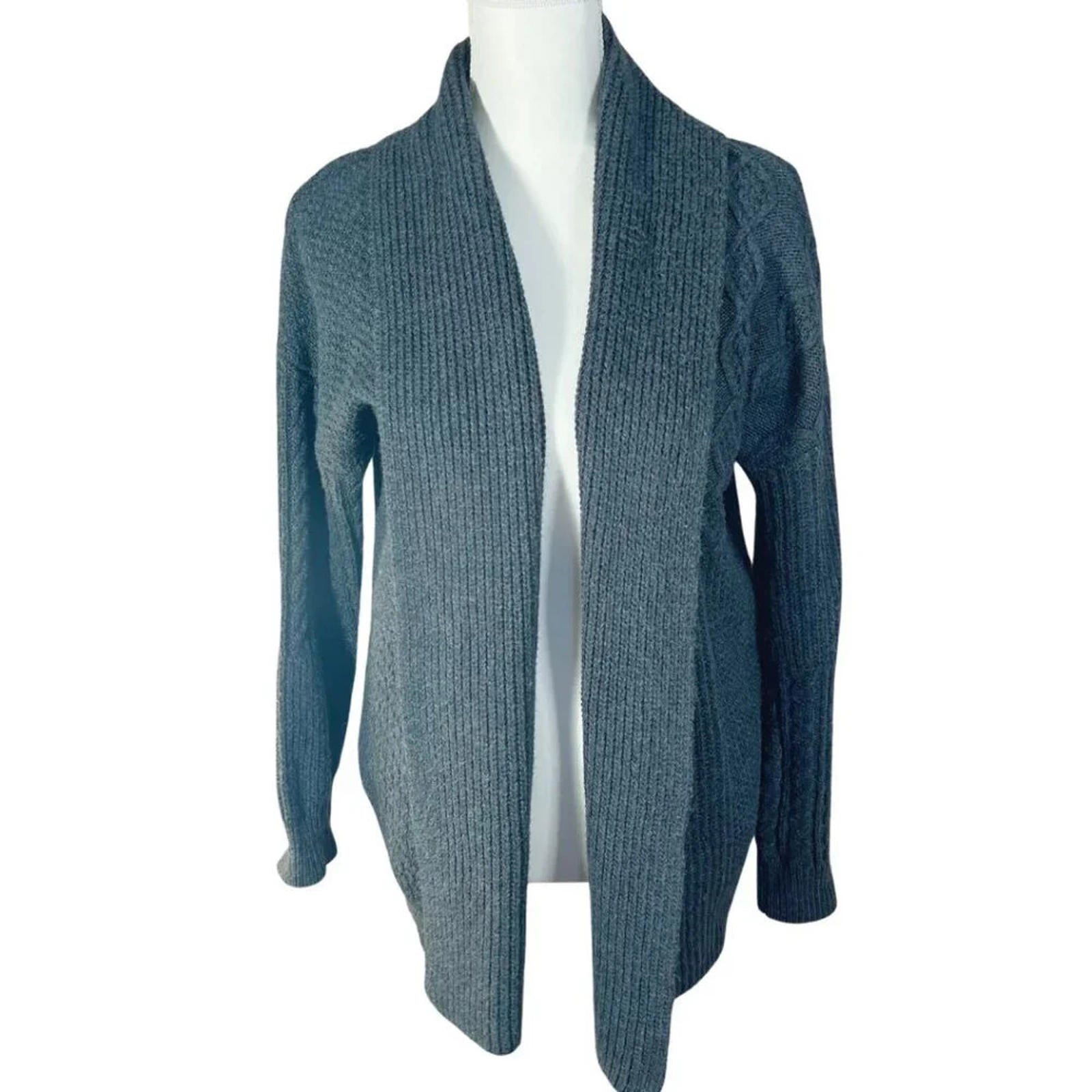 Joie Charcoal Grey Knit Cardigan Sweater Women's Size M by Hot Girl Secondhand