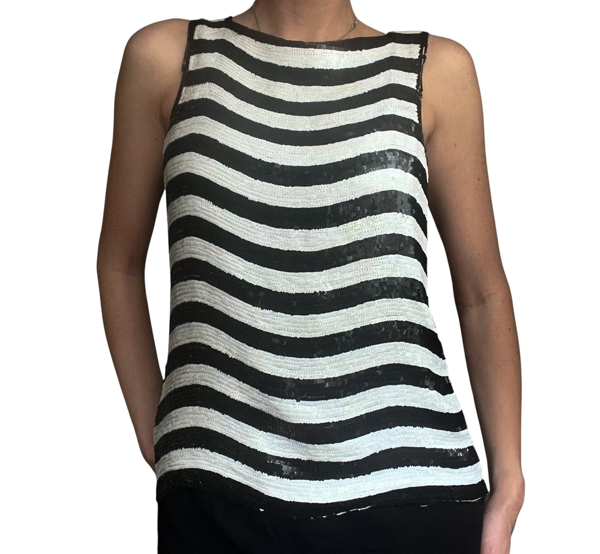 YSL Striped Sequin Top by Ascensio Vintage
