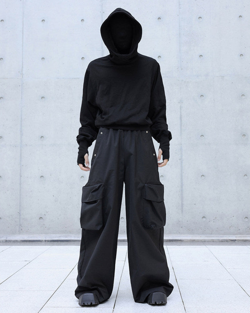 Wide Leg Cargo Pants by OFFCULTURE