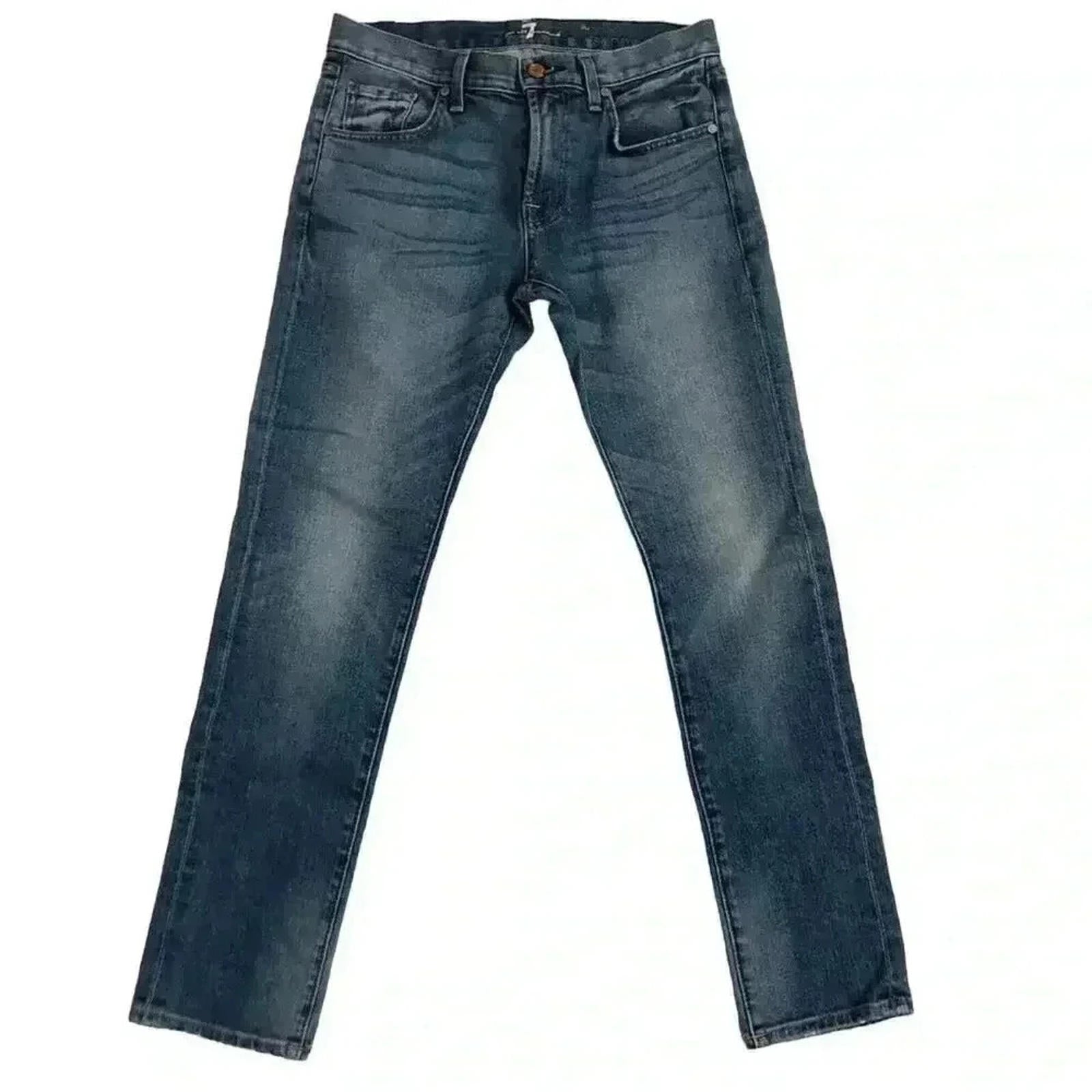 7 For All Mankind The Relaxed Skinny Medium Wash Mid Rise Denim Women' by Hot Girl Secondhand