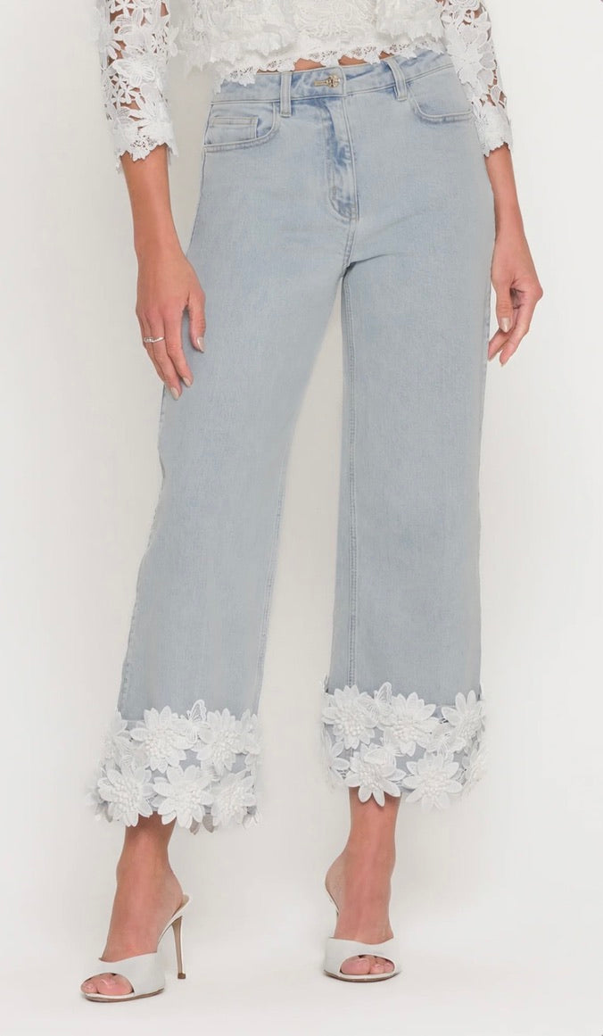 Generation Love Paloma Lace Combo Jeans by Sierra Deene
