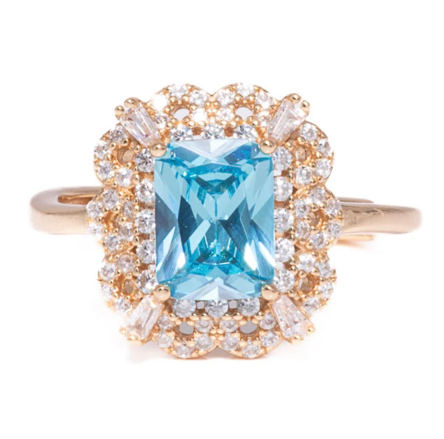 Lusso Reale Aqua Ring 925 by Sierra Deene