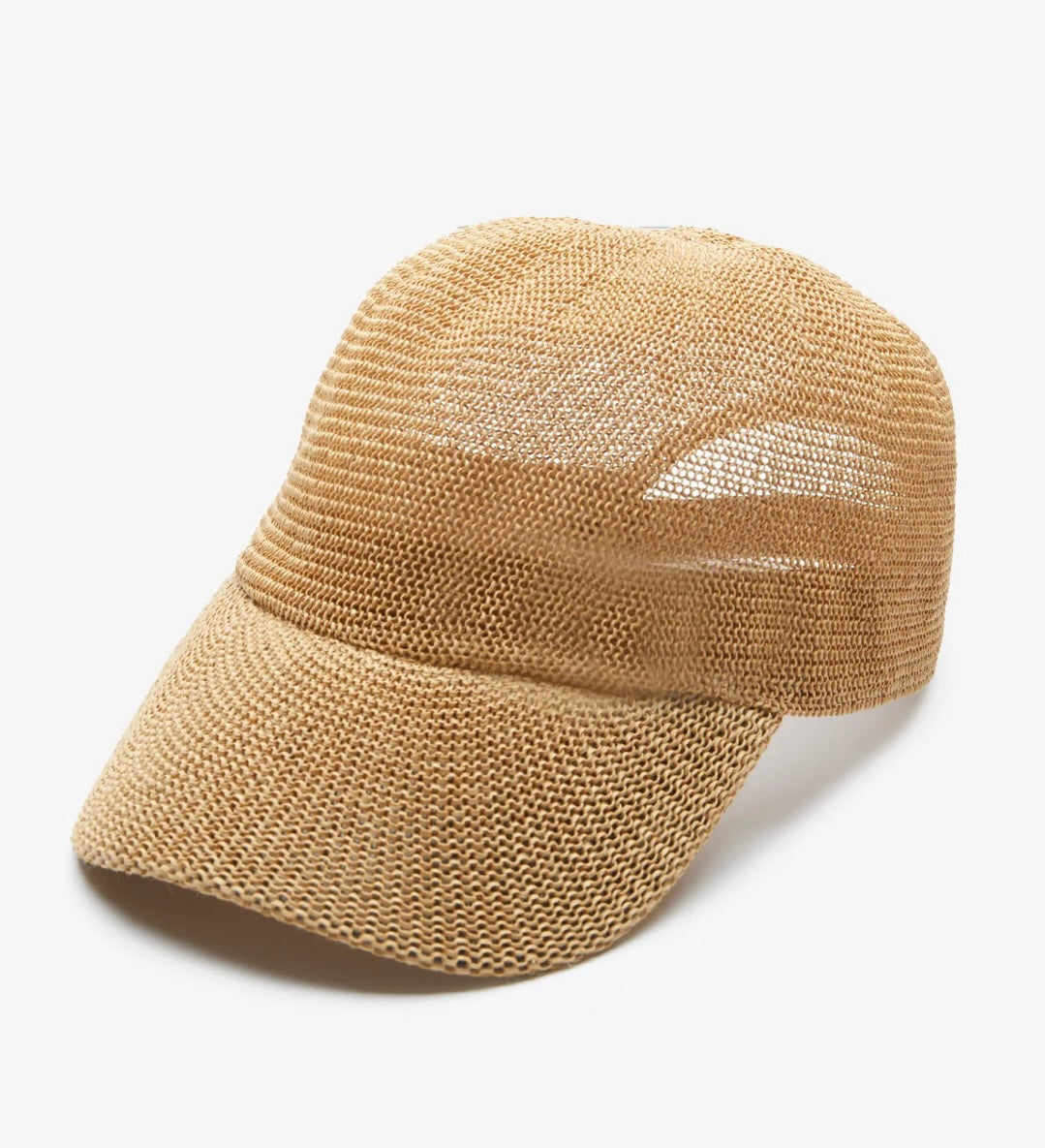 Wyeth Paula Mesh Hat in Camel by Sierra Deene