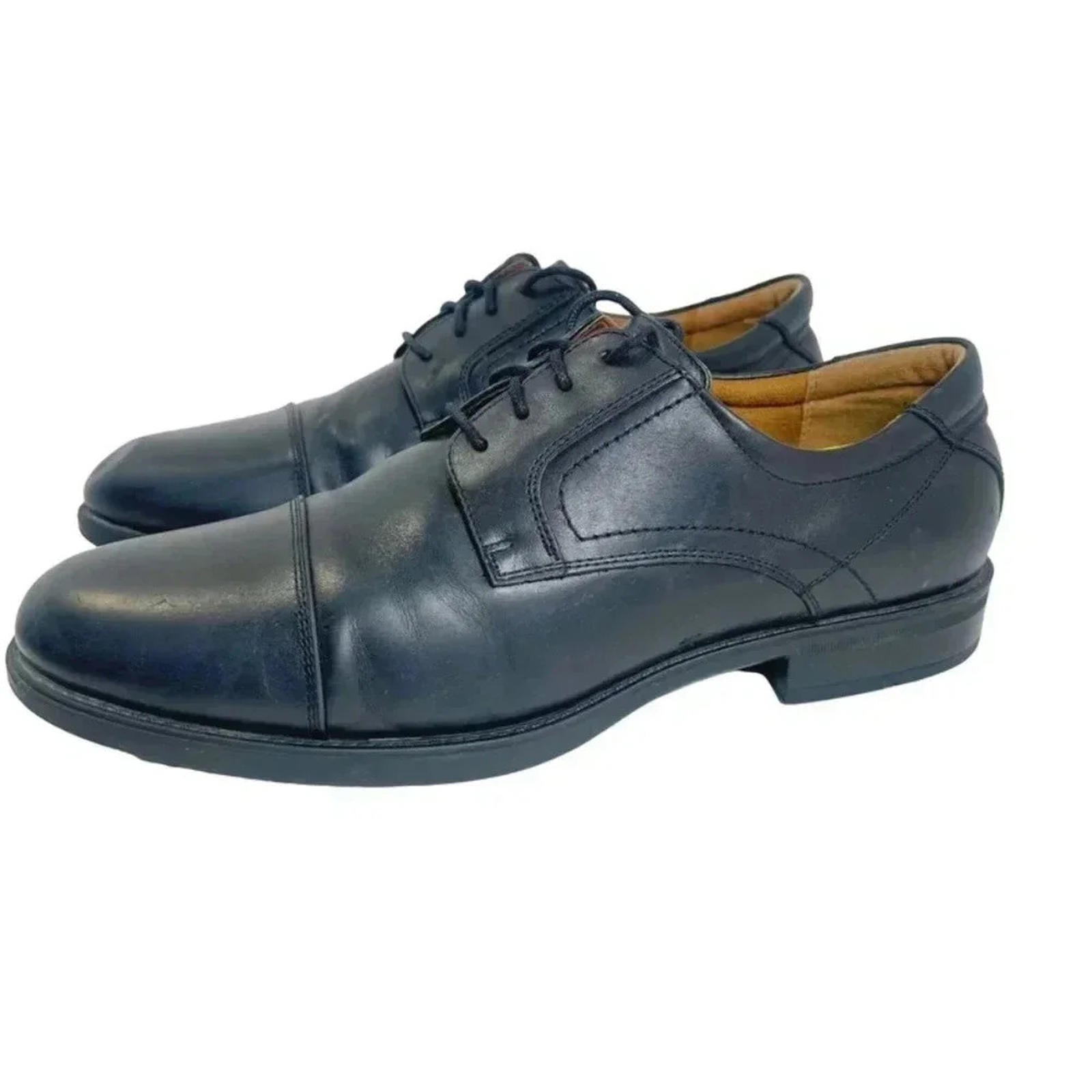 Florsheim Black Cap Toe Midtown Wing Tips Men's Shoes Size 11 by Hot Girl Secondhand
