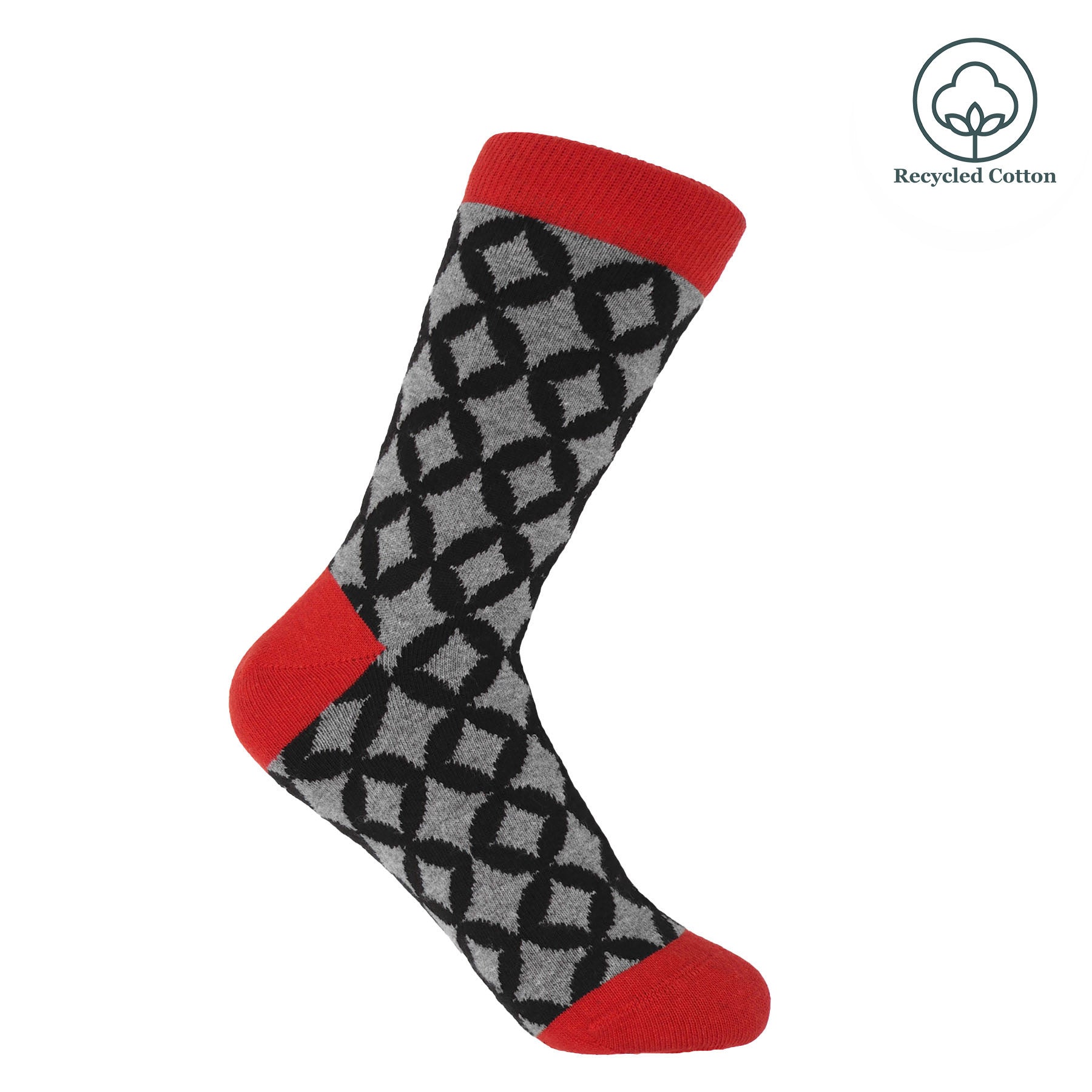 Mosaic Women's Socks - Black by Peper Harow