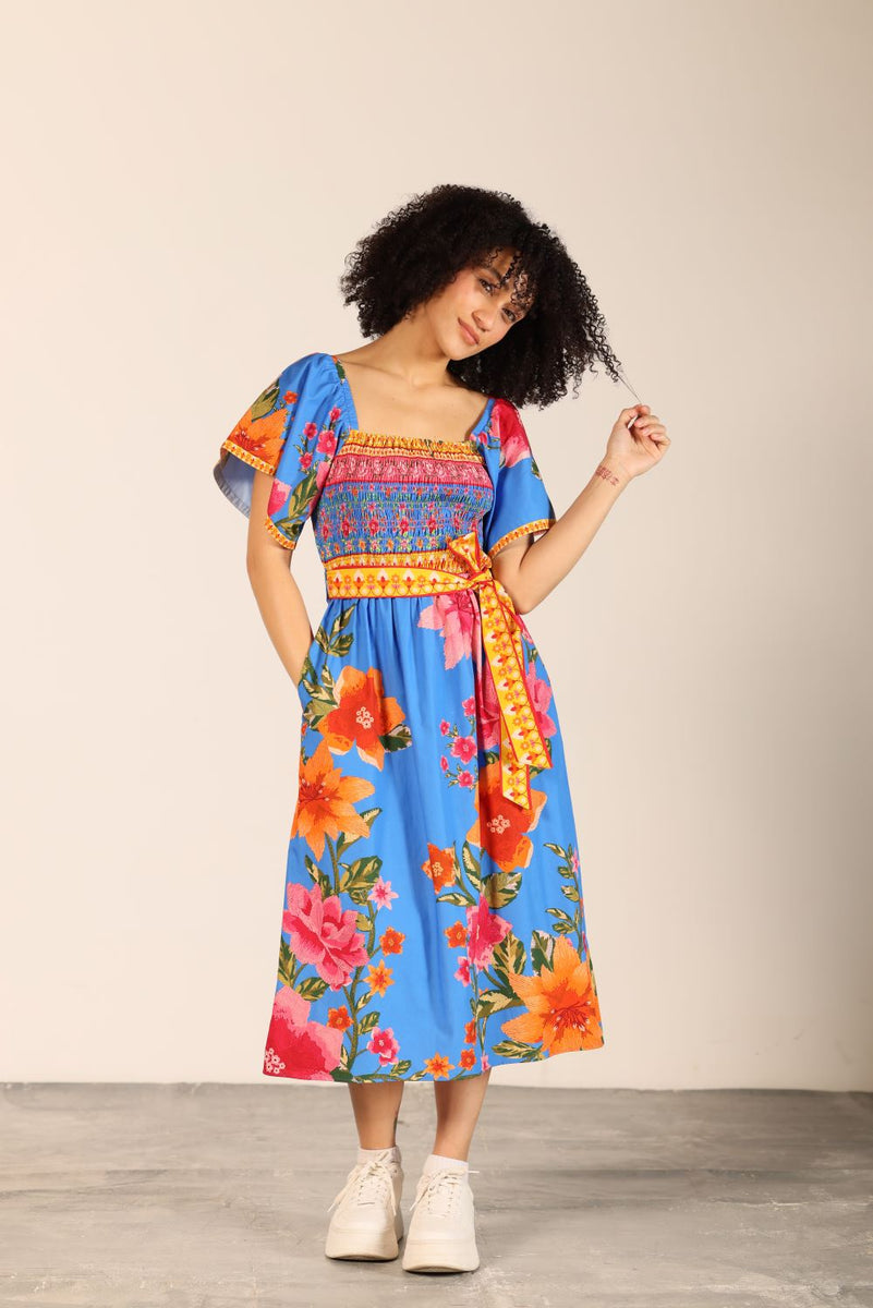 CAPRI BLOSSOM VIVA DRESS by Maude Vivante