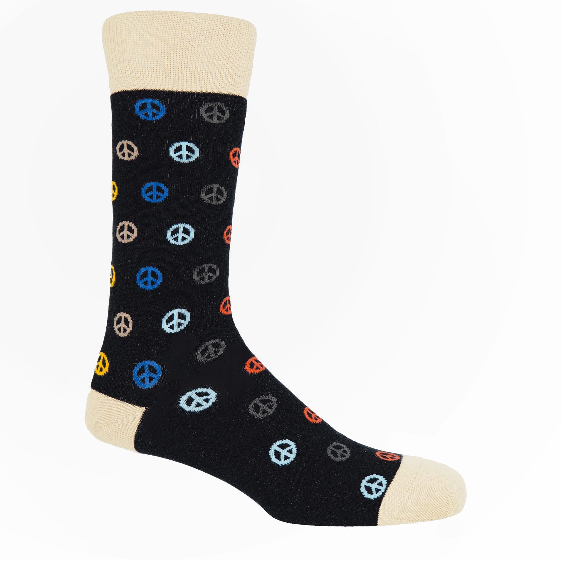 Peace Men's Socks - Black by Peper Harow