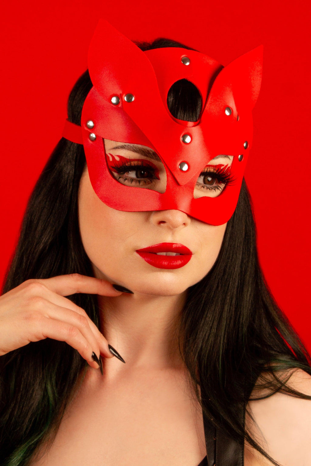 Kitty Mask - Red by KATAKOMB