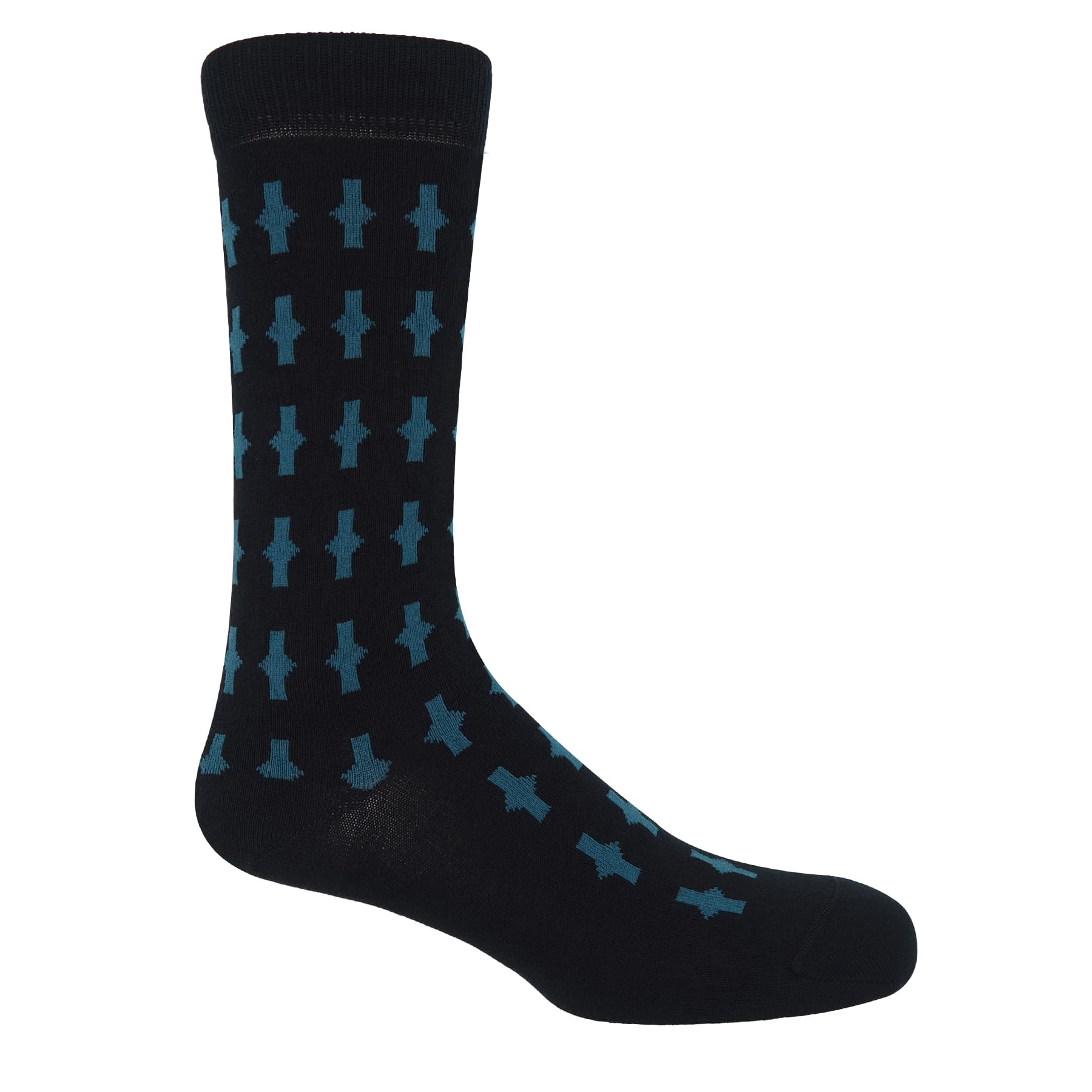 Eton Men's Socks - Black by Peper Harow