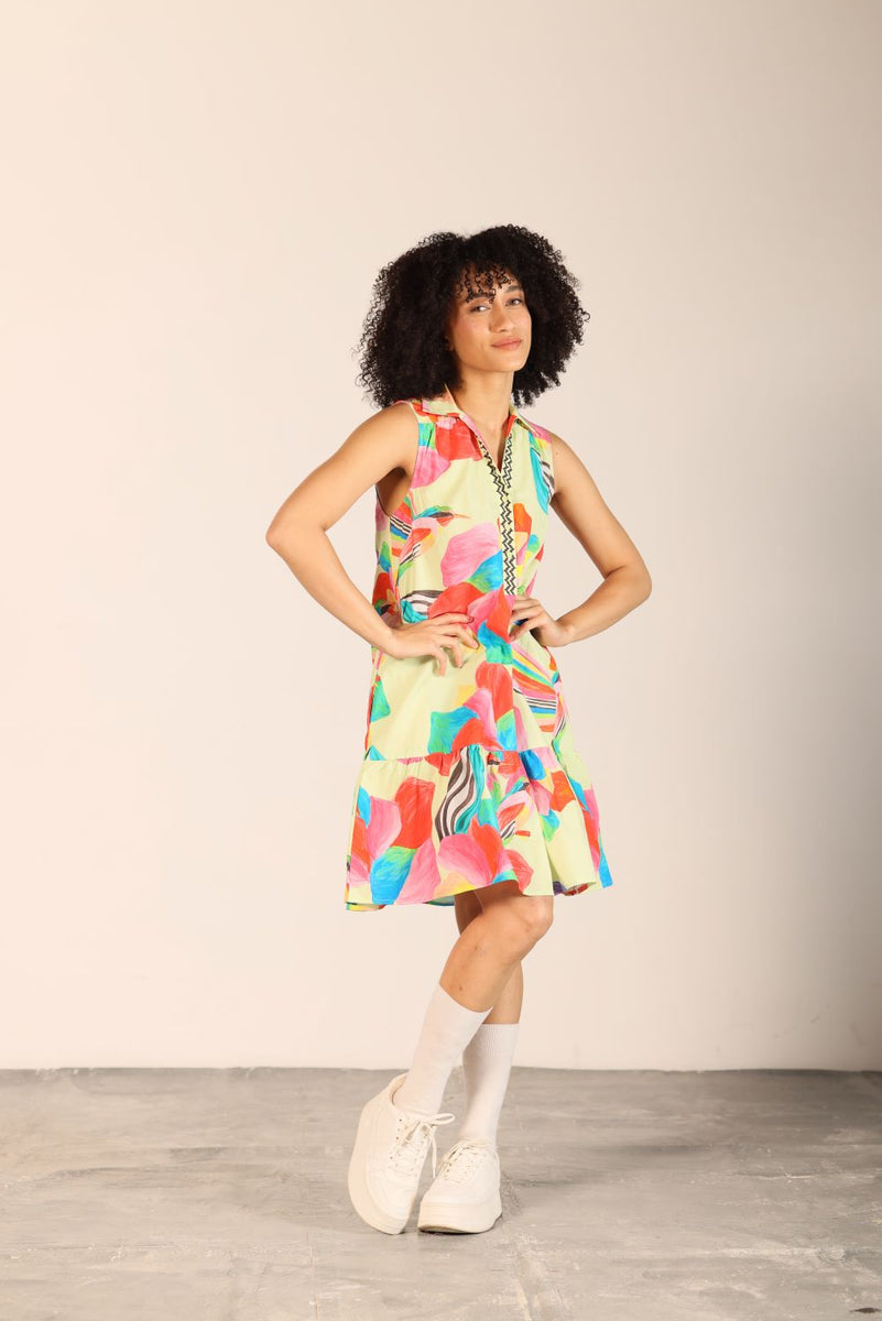 LEMON POPS LUNA DRESS by Maude Vivante