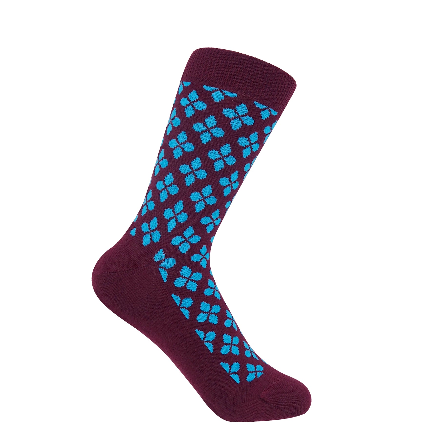 Clover Women's Socks - Maroon by Peper Harow