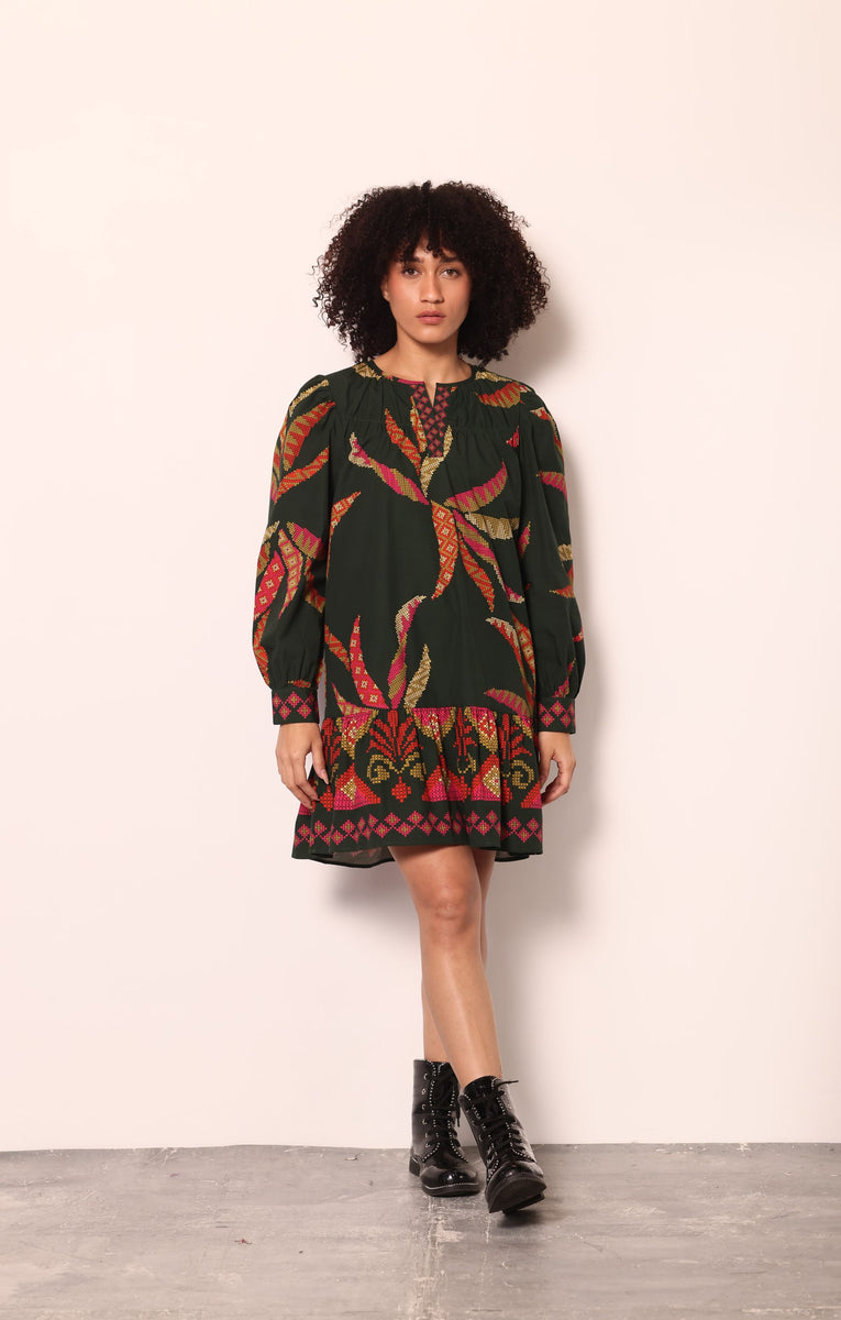 FOREST STITCH OLLIE DRESS by Maude Vivante