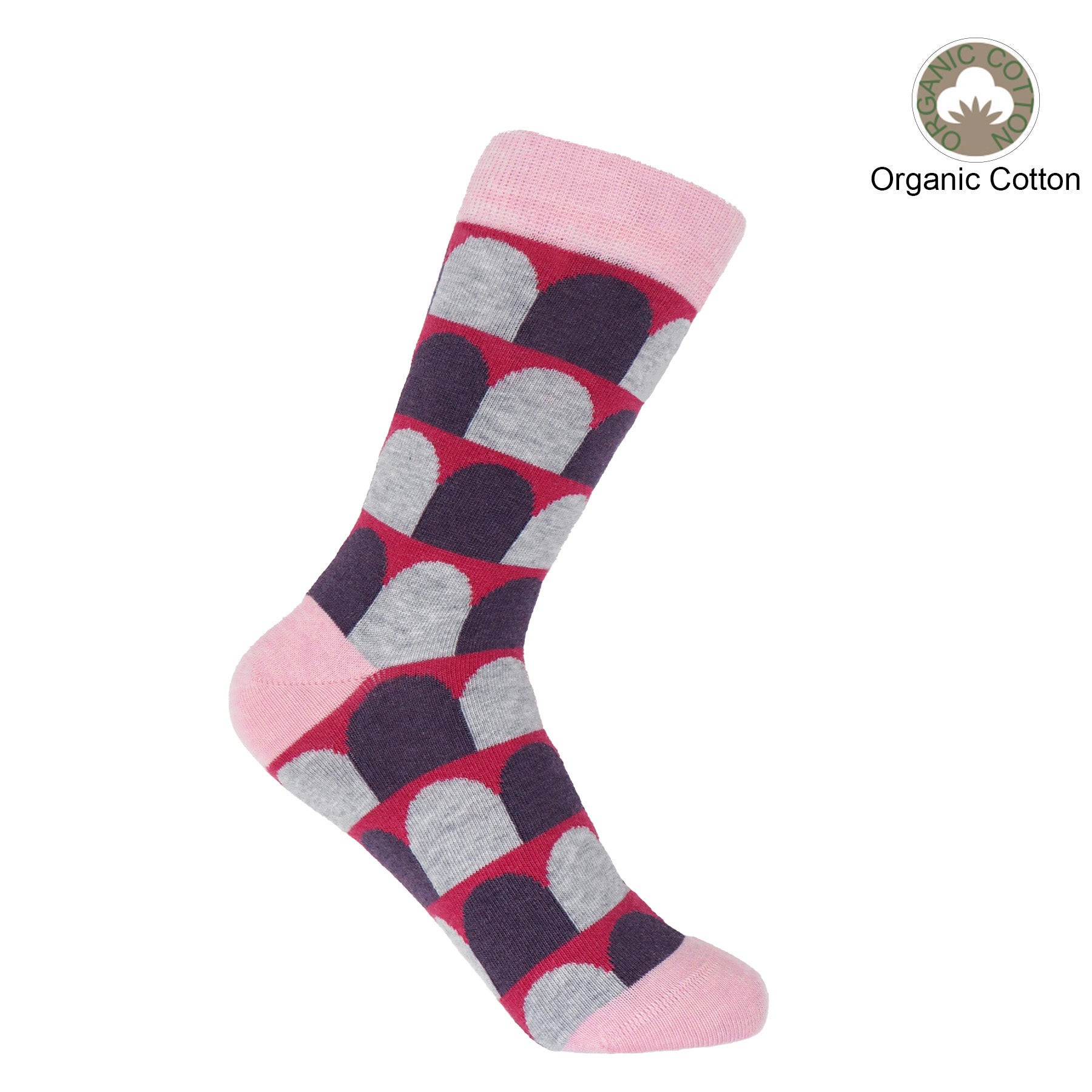 Ouse Women's Socks - Pink by Peper Harow