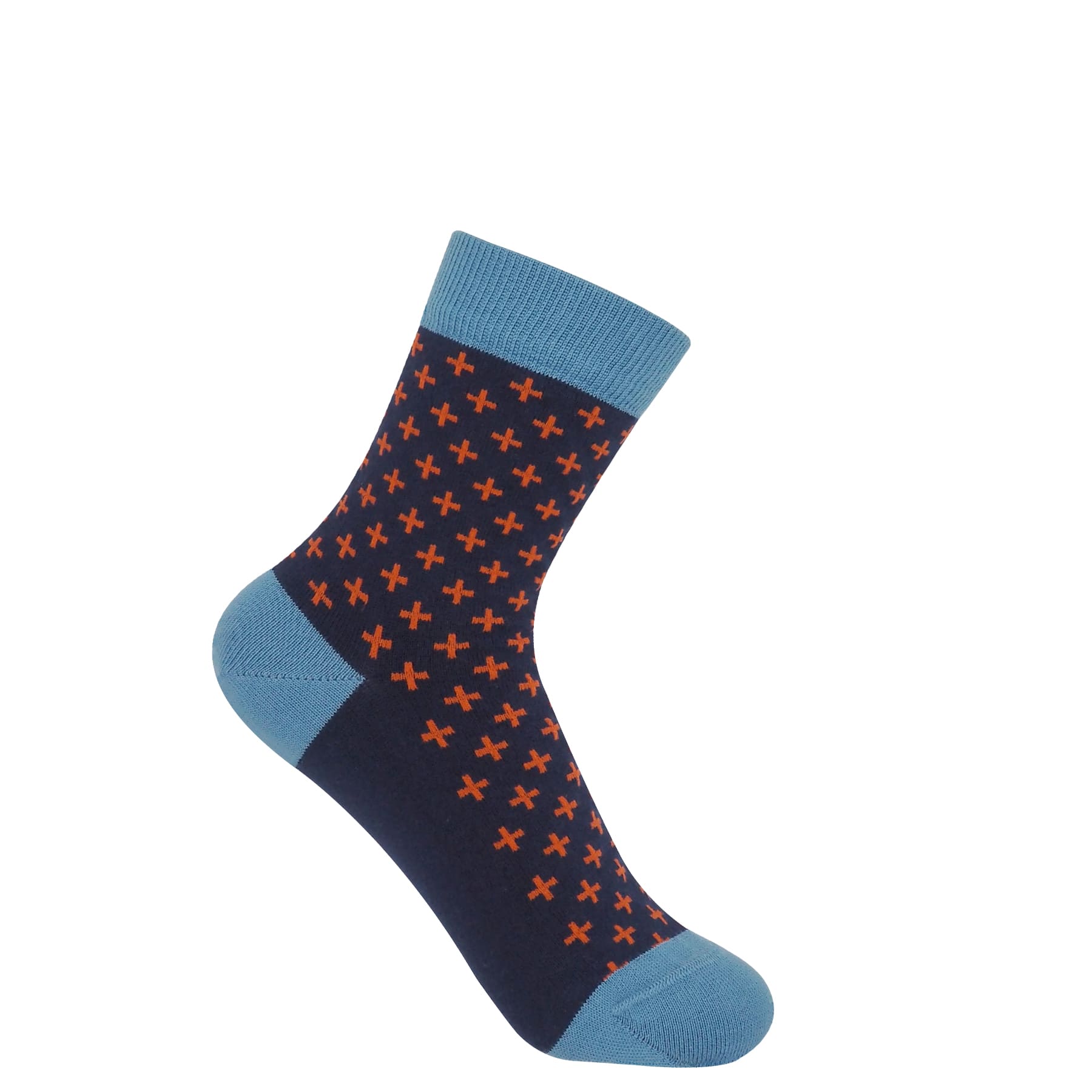 Crosslet Women's Socks - Navy by Peper Harow