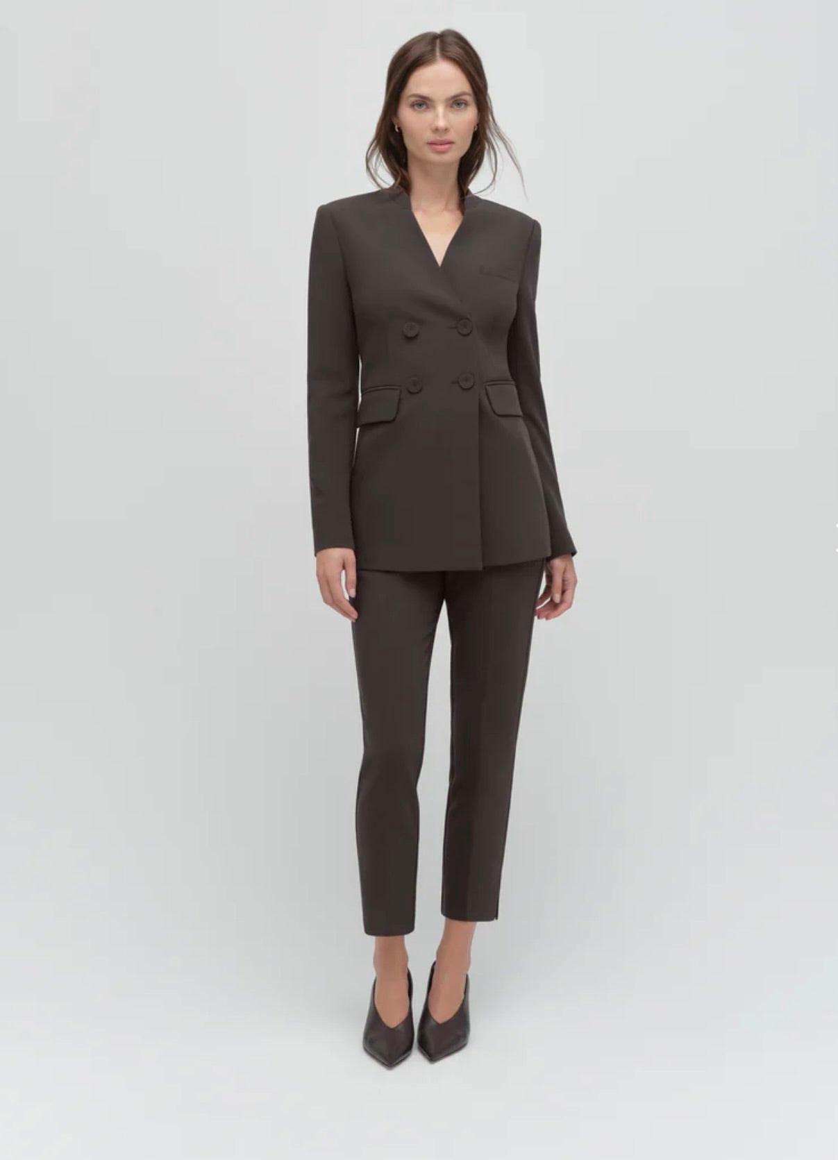 Favorite Daughter The Favorite Cigarette Pant in Espresso by Sierra Deene