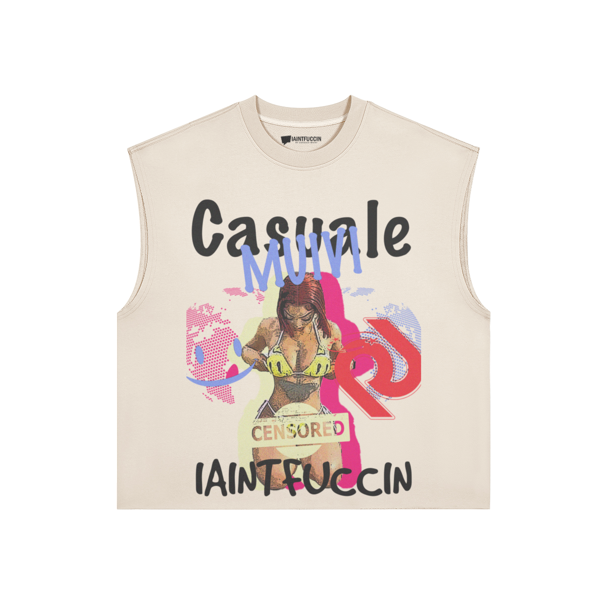 She Loves Me Sleeveless Shirt by Casuale Muivi