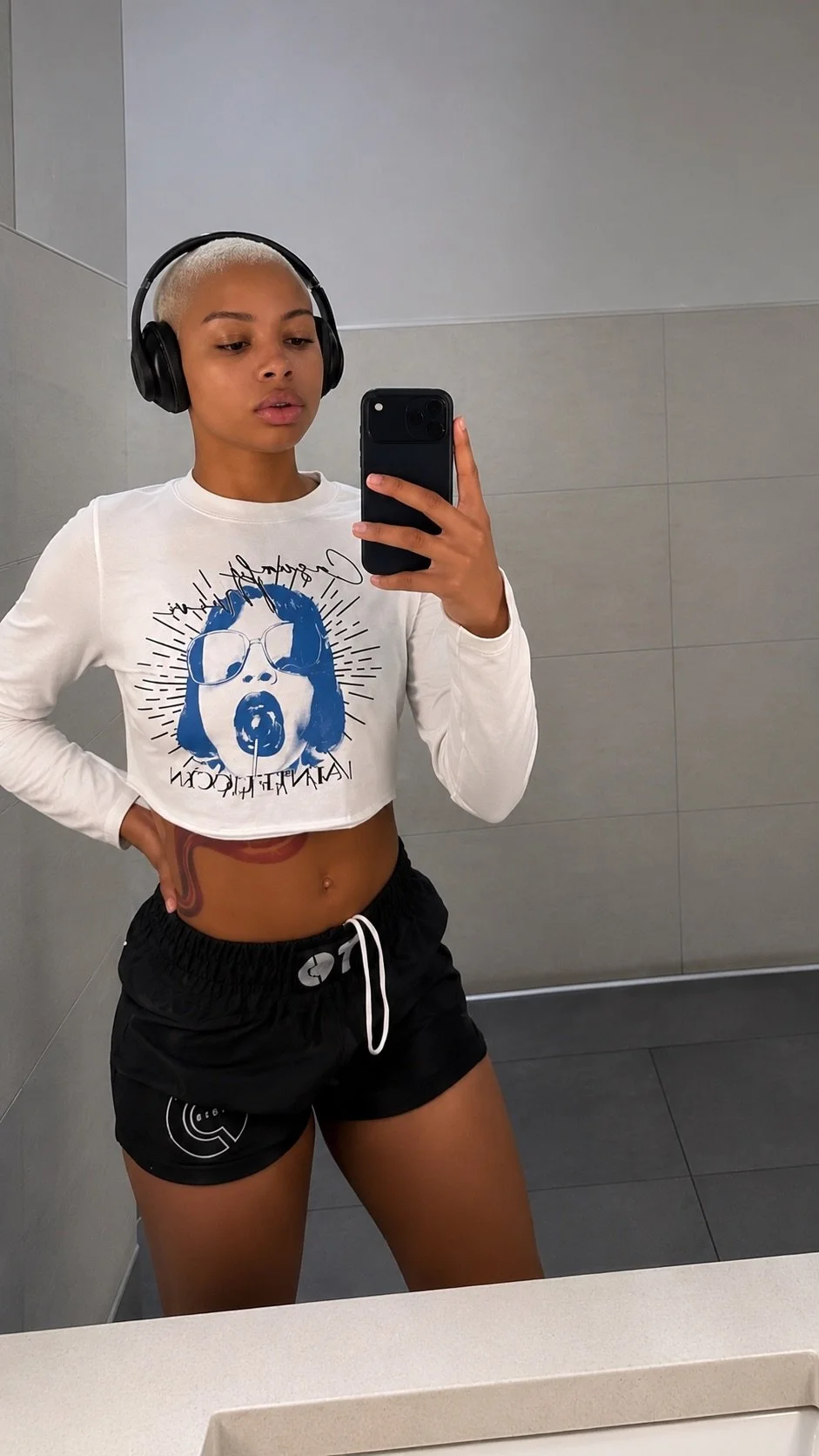 How Many Licks Crop Long Sleeve by Casuale Muivi