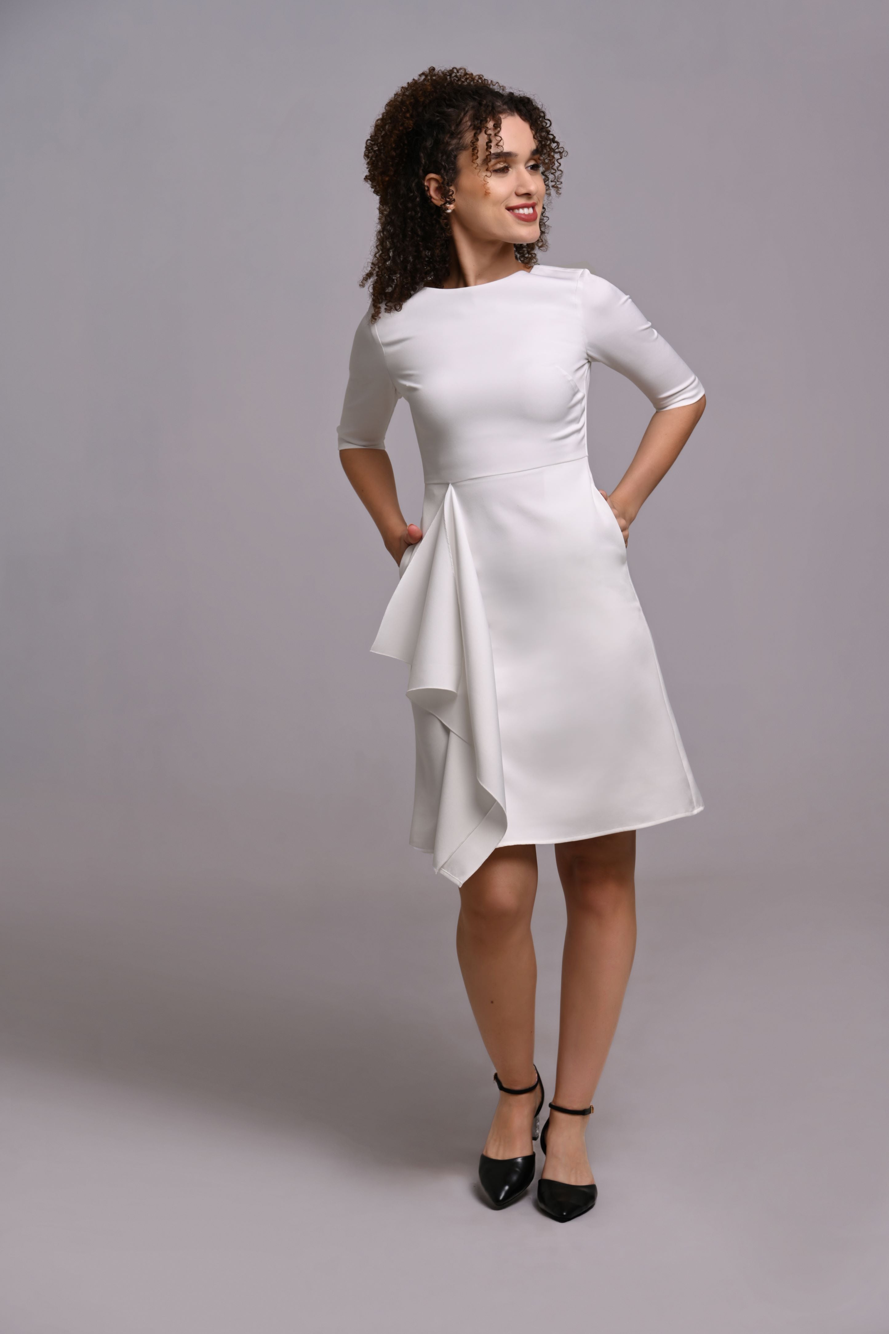 Charisma Fit and Flare Dress by Point of View Label