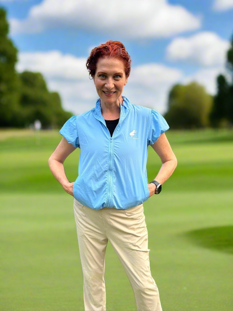 Stand Up Short Sleeve Jacket by Putter Girl
