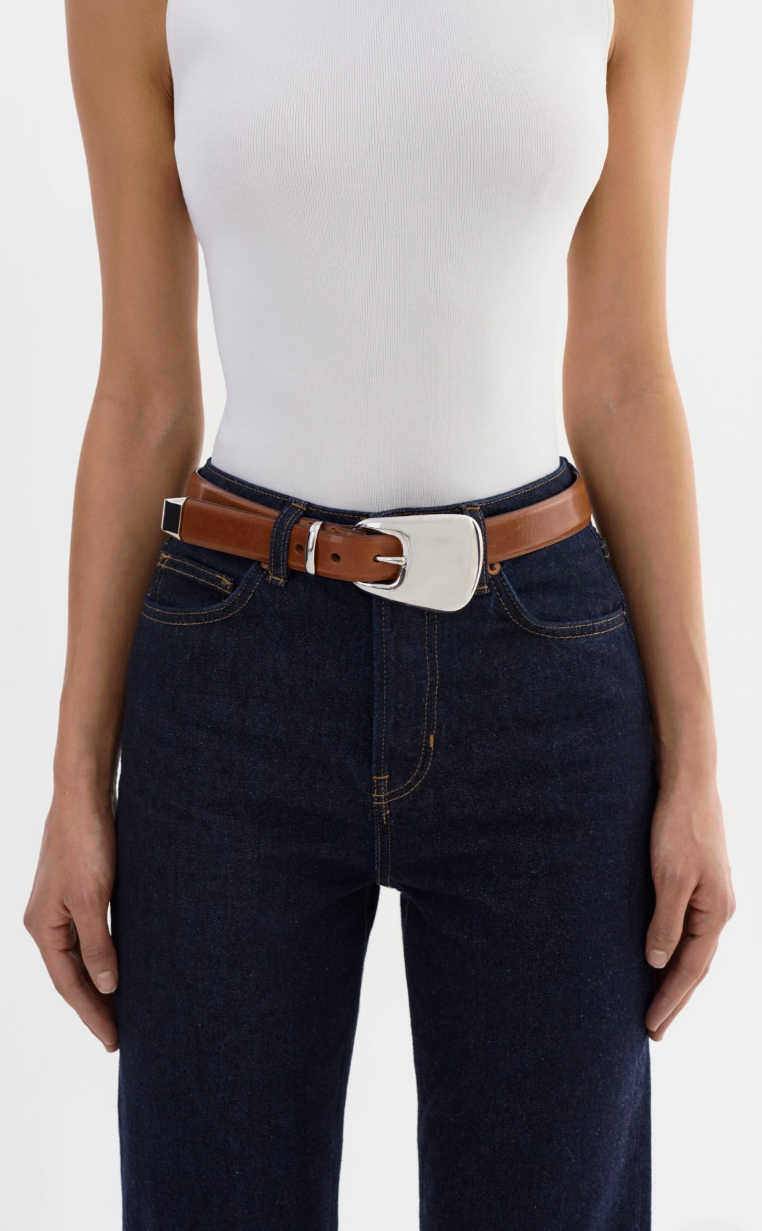 LAMARQUE Cairo Belt in Tan by Sierra Deene