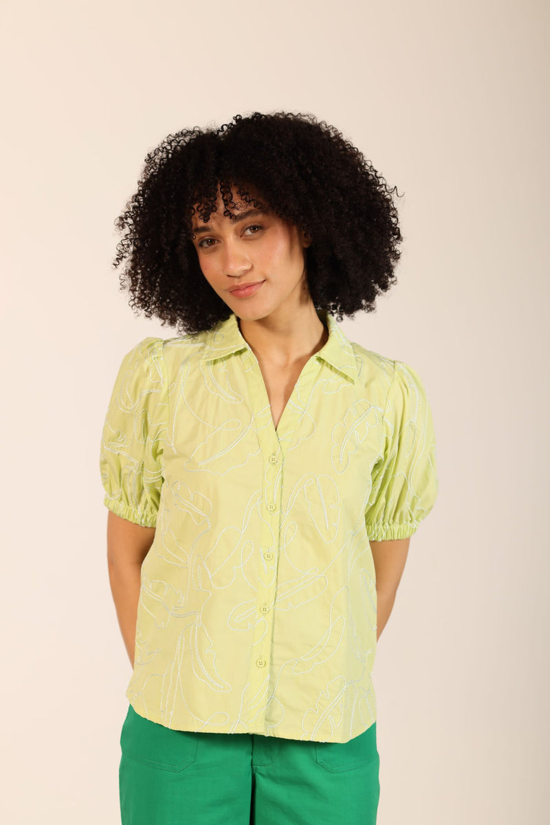LIME KIM TOP by Maude Vivante